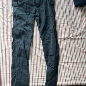 Blue, khaki and dark khaki Abercrombie kids chino pants 15/16